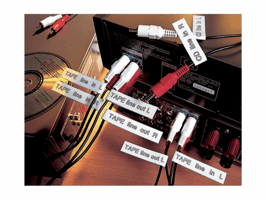 Tape P-Touch TZ-461 36mm zwart op rood