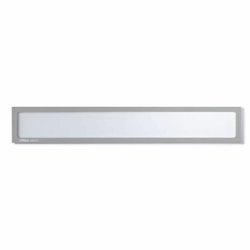 Magnetische infohoes voor titels, A3 liggend / A2 staand, 435x60 mm frame zilver, VE = 10 stuks