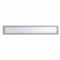 Magnetische infohoes voor titels, A3 liggend / A2 staand, 435x60 mm frame (Framekleur: zilverkleurig)