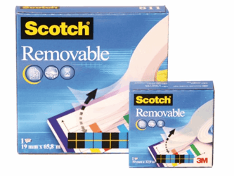Scotch 3M Plakband 811 Magic onzichtbaar verwijderbaar - 19 mm x 66 m artikel afbeelding