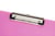 Klembord MAUL A4 staand transparant neon roze