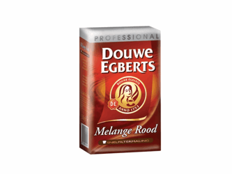 Douwe Egberts Snelfiltermaling koffie Roodmerk, Inhoud 24 x 250 gram (pak 24 stuks) artikel afbeelding
