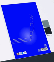 Staples Premium schrijfblok A4+, gelijnd (pak 5 x 80 vel)