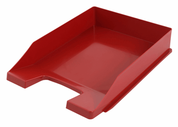 Kunststof brievenbak, kleur rood, model VB 001027 artikel afbeelding