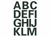 ETIKET HERMA 4167 LETTER AZ 25MM