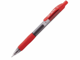 Staples Aura™ gelpen kliksysteem rood middelgrote punt 0,7 mm