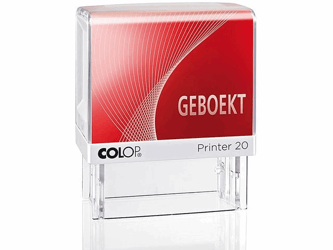 Colop Woordstempel met één vast woord Printer 20/L "GEBOEKT" artikel afbeelding
