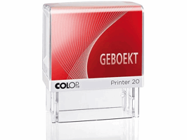 Colop Woordstempel met één vast woord Printer 20/L "GEBOEKT"