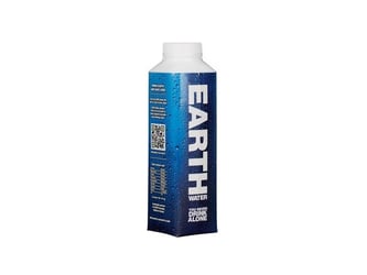 EARTH Water Mineraalwater, Koolzuurvrij, 0,33 liter, Tetra Pak (1 doos x 24 stuks)