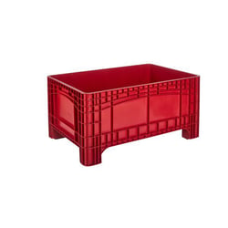 Grote bak inhoud = 354 l, 4 voeten rood