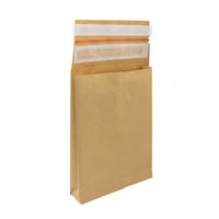 Papieren verzendenvelop E-Green, Bruin, 162x229x40mm, 110 gram met retourstrip