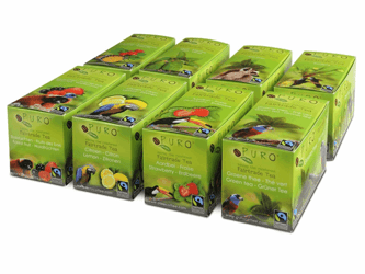 PURO Theedoos Assorti 8 x 25 envelop (doos 8 x 25 stuks) artikel afbeelding