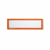Magnetische infohoes voor titels, A4 staand / A5 liggend, 225x60 mm frame oranje, VE = 10 stuks
