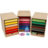Papier opslag unit Creotime naturel