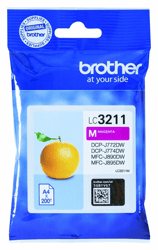 INKCARTRIDGE BROTHER LC-3211 ROOD artikel afbeelding