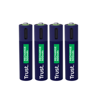Batterij Trust USB-C oplaadbaar AAA