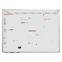 Weekplanner, neutraal met 7-dagen-indeling