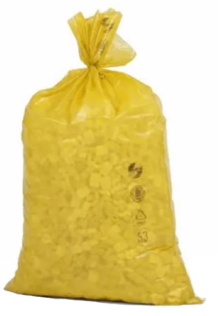 afvalzak geel