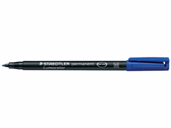 Lumocolor Permanent marker OHP/CD/DVD Lc317, medium, blauw (pak 10 stuks) artikel afbeelding