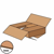 Kartonnen doos 305x220x060 mm, bruin, enkelgolf 3 mm, Fefco 0201, A4 [Pallet] artikel afbeelding
