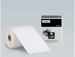 Etiket Dymo labelwriter 904980 104mmx159mm verzend wit rol à 220 stuks