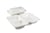 Senza suikerriet menubox rechthoek 2-vaks 230 x 153 x h80mm