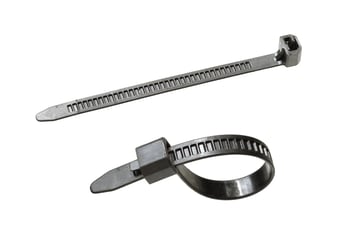 Tyraps 140 mm x 2,5 mm, zwart