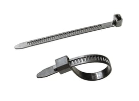 Tyraps 140 mm x 2,5 mm, zwart