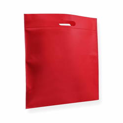 Non Woven draagtas 400x450mm, kleur rood artikel afbeelding