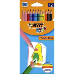 Kleurpotloden Bic Kids Tropicolors blister à 12 stuks artikel afbeelding