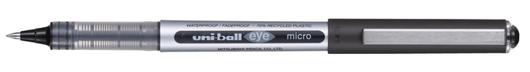 Rollerpen Uni-ball Eye eco 150E fijn zwart