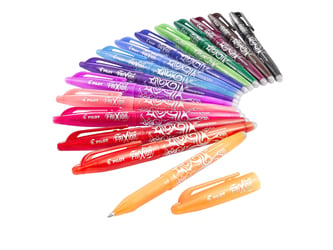 Rollerpen Pilot Frixion zwart 0.35mm blister à 3 stuks