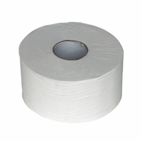 Mini jumbo toiletpapier, 2-laags, 180 meter, 100% cellulose voorzien van ECO keurmerk