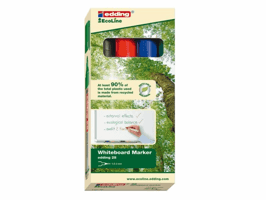 Viltstift edding 28 whiteboard Ecoline rond 1.5-3mm assorti set à 4 stuks