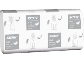 Katrin Handdoek 61563 W-vouw Plus 3laags 24x32cm (doos 25 x 90 vel)