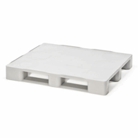 Hygiënepallet, wit, VE = 5 stuks l x b x h = 1200x1000x160 mm