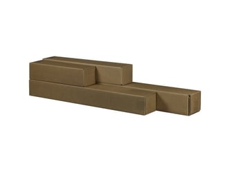 Smartbox Pro Longbox 440x105x105mm, Enkellaags, bruin (1 pak x 10 stuks)