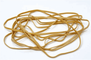 Elastiek Naturel No.14/3-35/3mm Doos 1kg