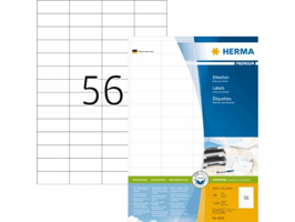 Etiket HERMA 4609 52.5x21.2mm premium wit 11200 stuks
