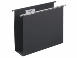 Hangmap Djois Alzicht A4 frontaal U-bodem 80mm zwart