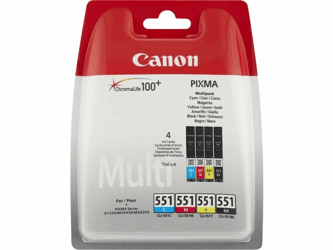 INKCARTRIDGE CANON CLI-551 ZWART 3 KLEUREN artikel afbeelding