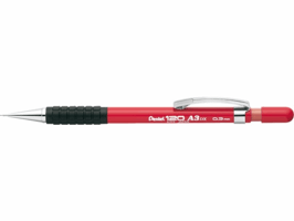 Vulpotlood Pentel A313 HB 0.3mm rood