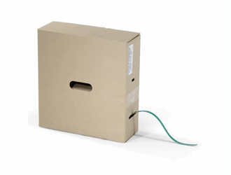 PET (Polyester) omsnoeringsband in dispenserdoos lengte 750 m, breedte 12 mm, prijs per rol