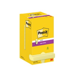 Memoblok Post-it Z-Note S330 Super Sticky 76x76mm geel