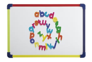 Whiteboard MAUL 24x35cm 2-zijdig magnetisch staal