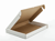 Postpack Fefco 0427 430x320x50mm, kleur wit/bruin, dikte B-Golf 3mm. artikel afbeelding