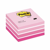 Post-it® Kubus Pastel 76 x 76 mm, pastelroze-tinten (blok 450 vel) artikel afbeelding