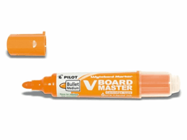 Viltstift PILOT Begreen whiteboard rond medium oranje