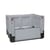 Palletcontainer, opvouwbaar l x b x h = 1200x1000x800 mm 3 lopers, gesloten, grijs/zwart