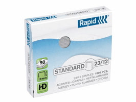 Nieten Rapid 23/12 gegalvaniseerd standaard 1000 stuks